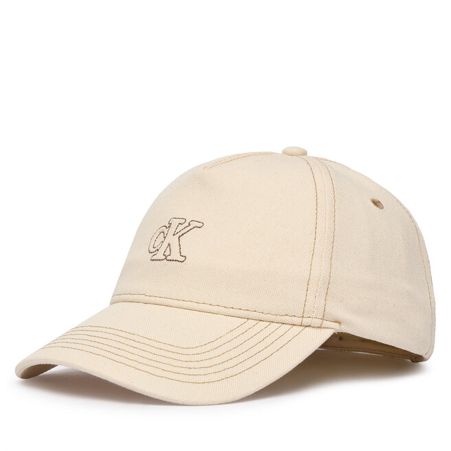 Czapka z daszkiem Calvin Klein LV04F5061G Écru