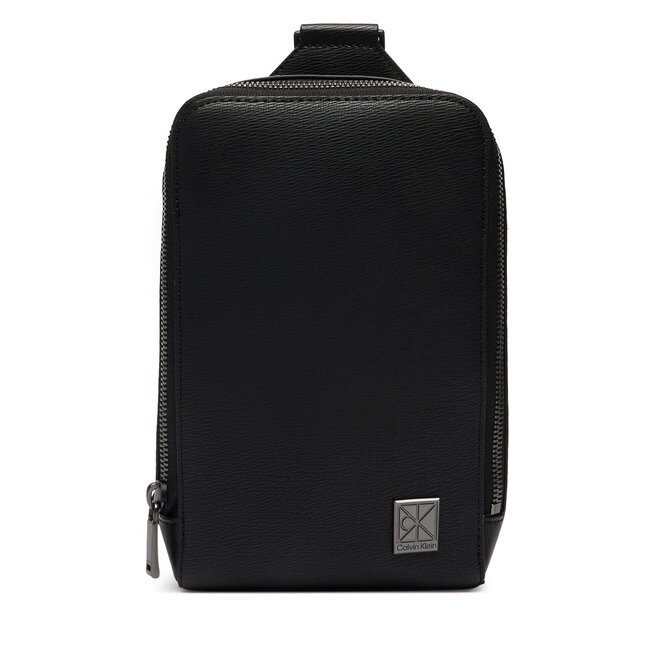 Saszetka Calvin Klein Emblem Hw Sling LV04D3292G Czarny