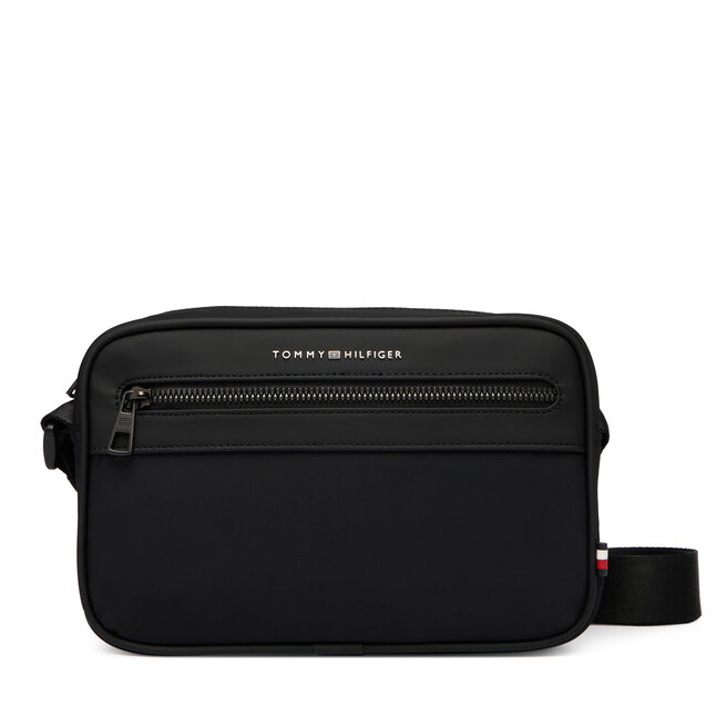 Saszetka Tommy Hilfiger Th Repreve Ew Reporter AM0AM14152 Czarny