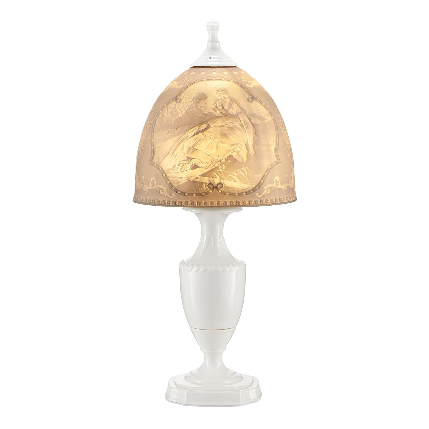 Porcelanowa lampa stołowa 55 cm POETICA