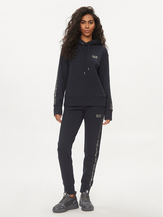 EA7 Emporio Armani Dres 8NTV58 TJQLZ 0555 Granatowy Regular Fit