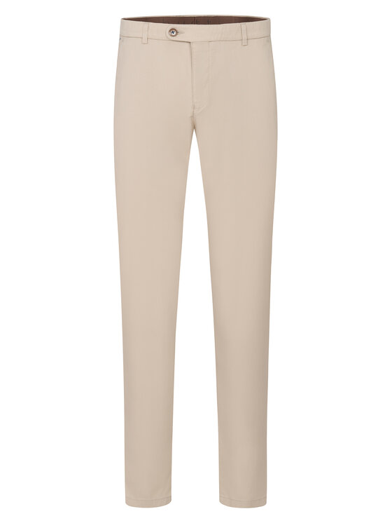 Bugatti Chinosy 4890-76301C Beżowy Slim Fit