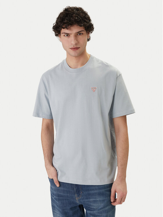 Guess Jeans T-Shirt M4YI46 K8FQ4 Niebieski Regular Fit