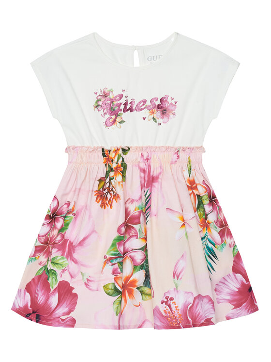 Guess Sukienka codzienna K6GK05 K6YW0 Różowy Regular Fit