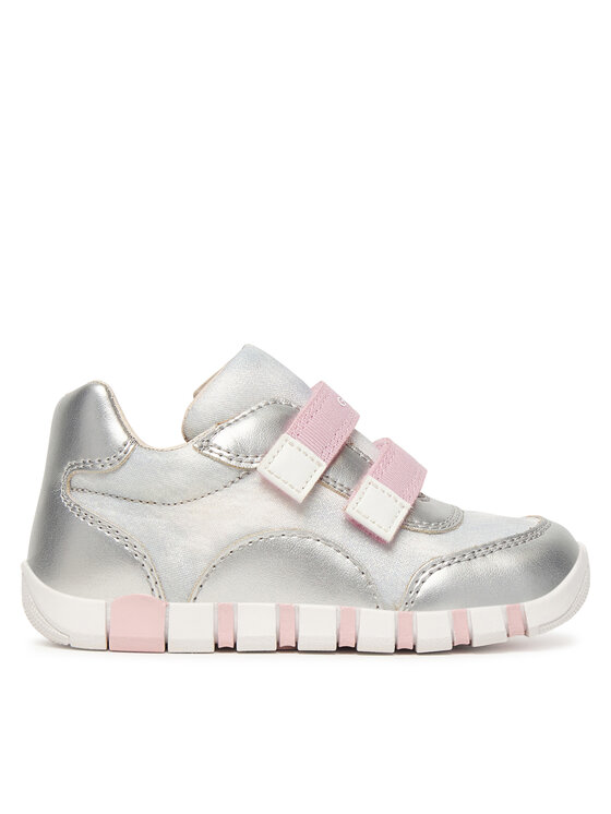 Geox Sneakersy B Iupidoo Girl B3558A 0AS54 C0566 Srebrny