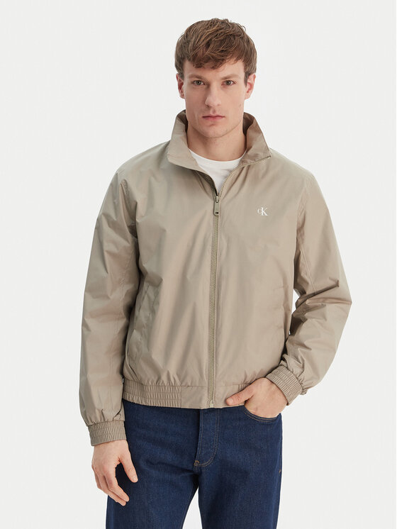 Calvin Klein Jeans Kurtka przejściowa Harrington LV04RF520G Brązowy Regular Fit