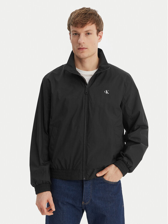 Calvin Klein Jeans Kurtka przejściowa Harrington LV04RF520G Czarny Regular Fit