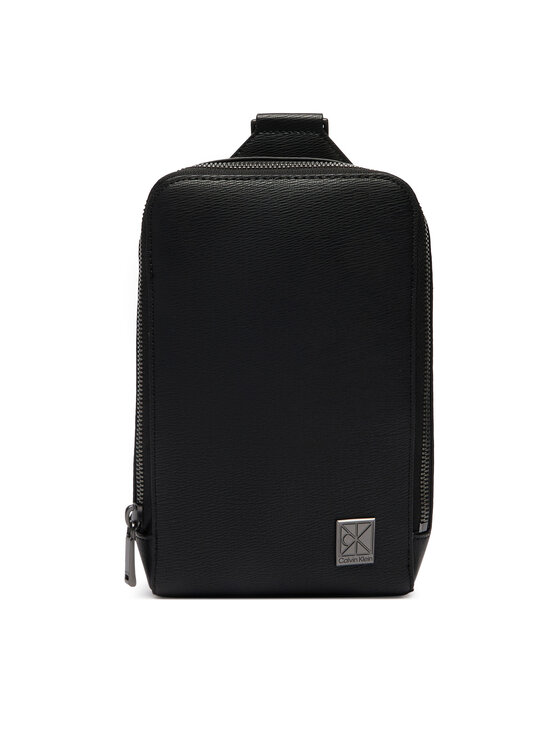 Calvin Klein Saszetka Emblem Hw Sling LV04D3292G Czarny