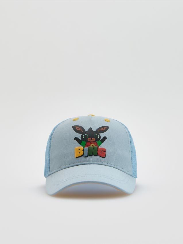 Reserved - Czapka z daszkiem Bing - jasnoniebieski