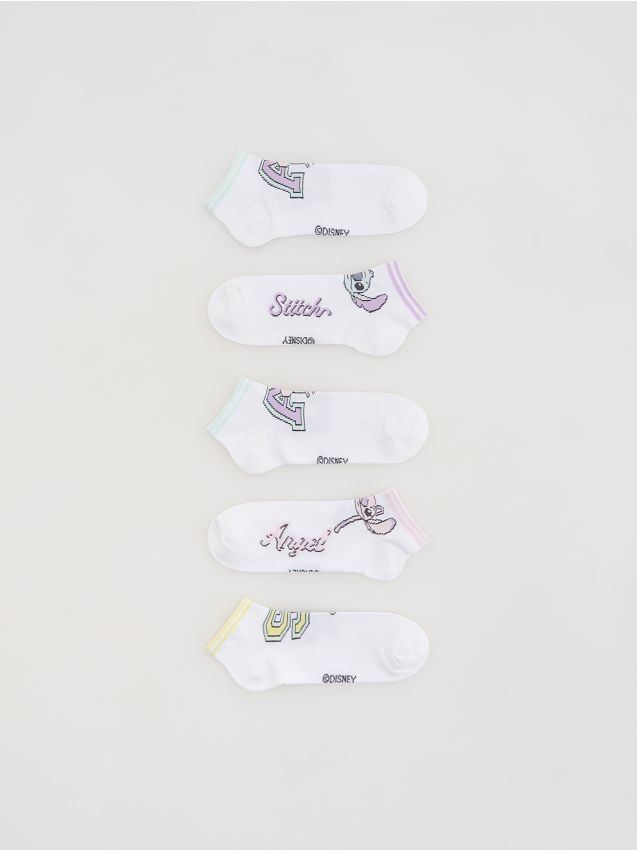 Reserved - Skarpetki Lilo i Stitch 5 pack - biały