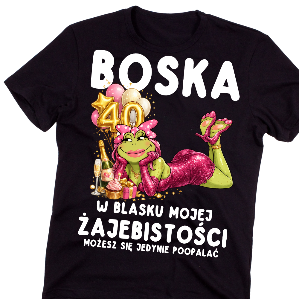 Damska koszulka na prezent na 40 urodziny
