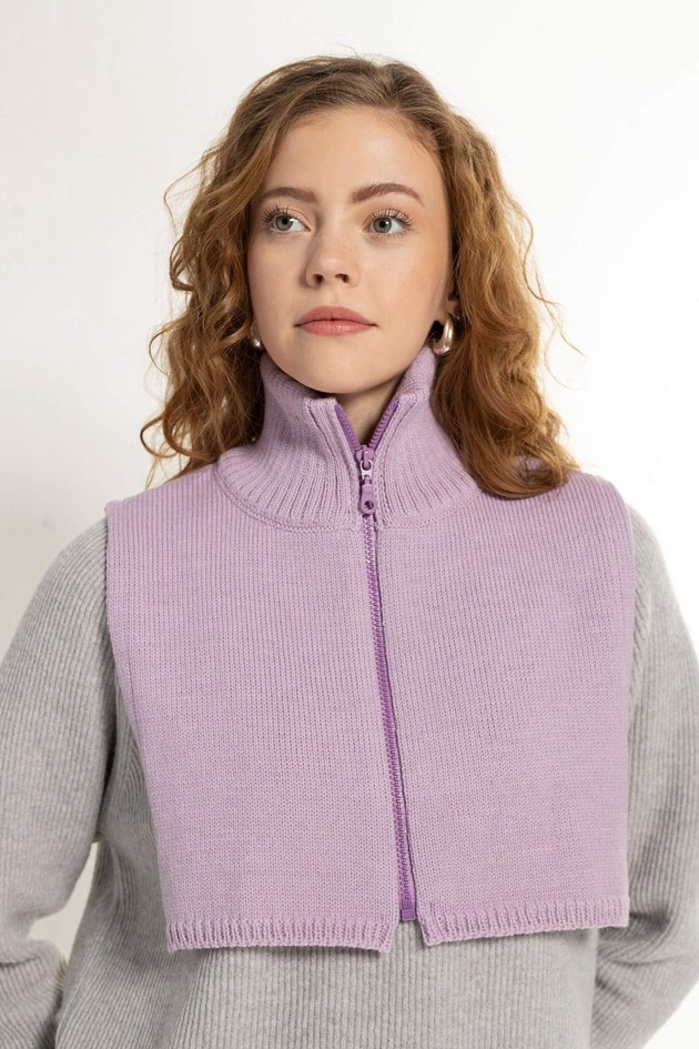 Kołnierz Ami fioletowy