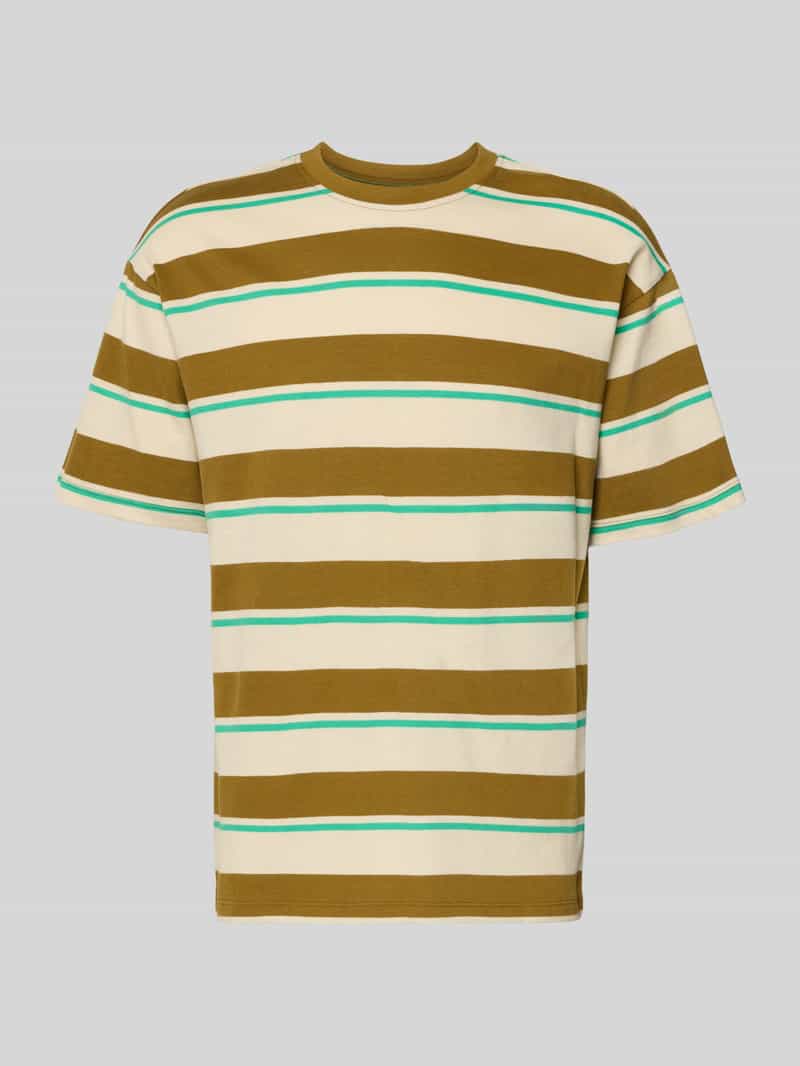 T-shirt w paski model 'KYRAN'