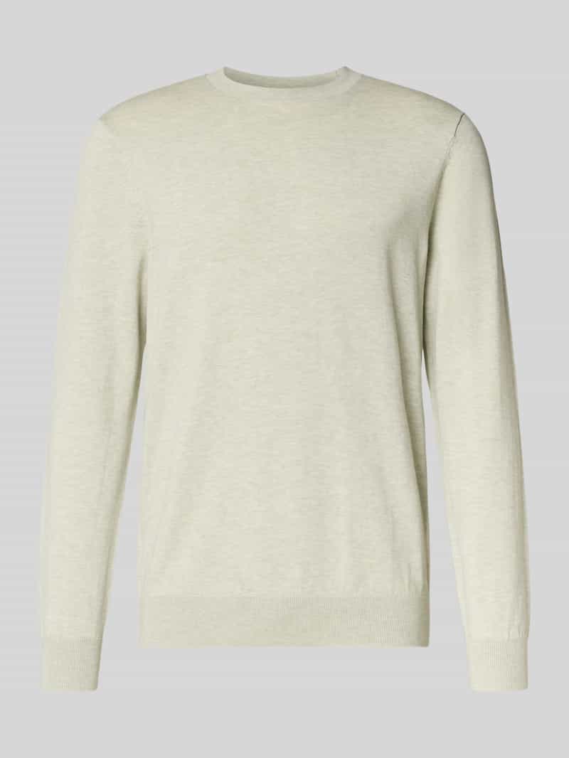 Sweter o kroju regular fit z mieszanki lyocellu z dodatkiem jedwabiu