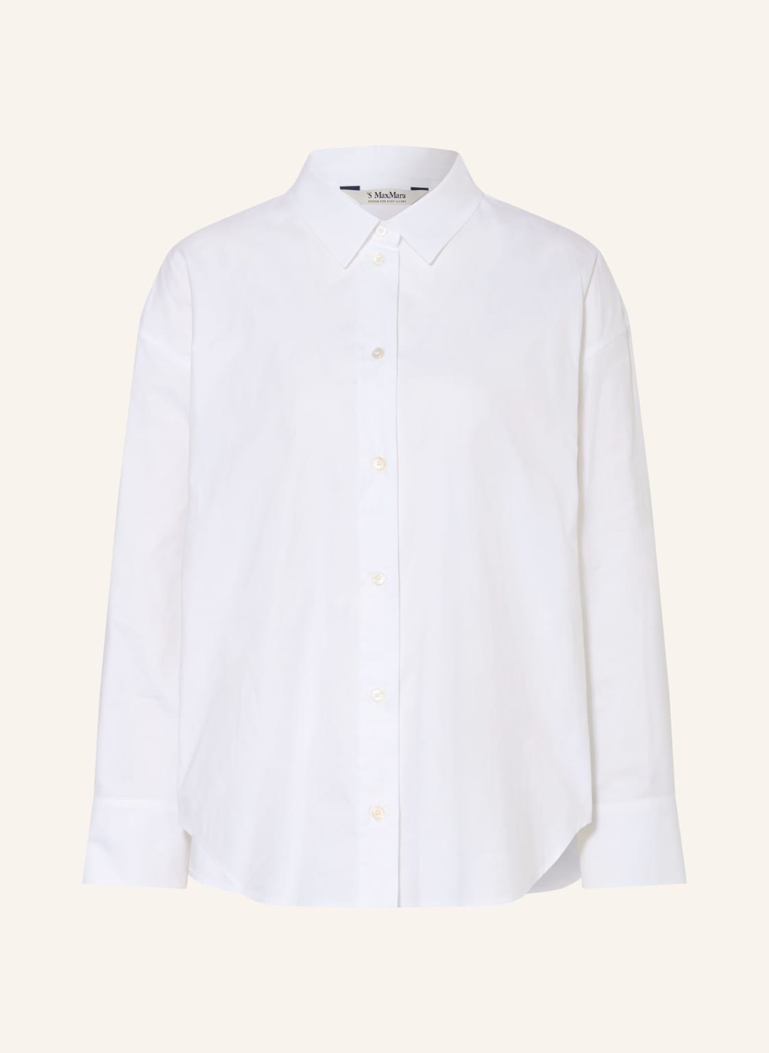 S Max Mara Bluzka Koszulowa Adele weiss