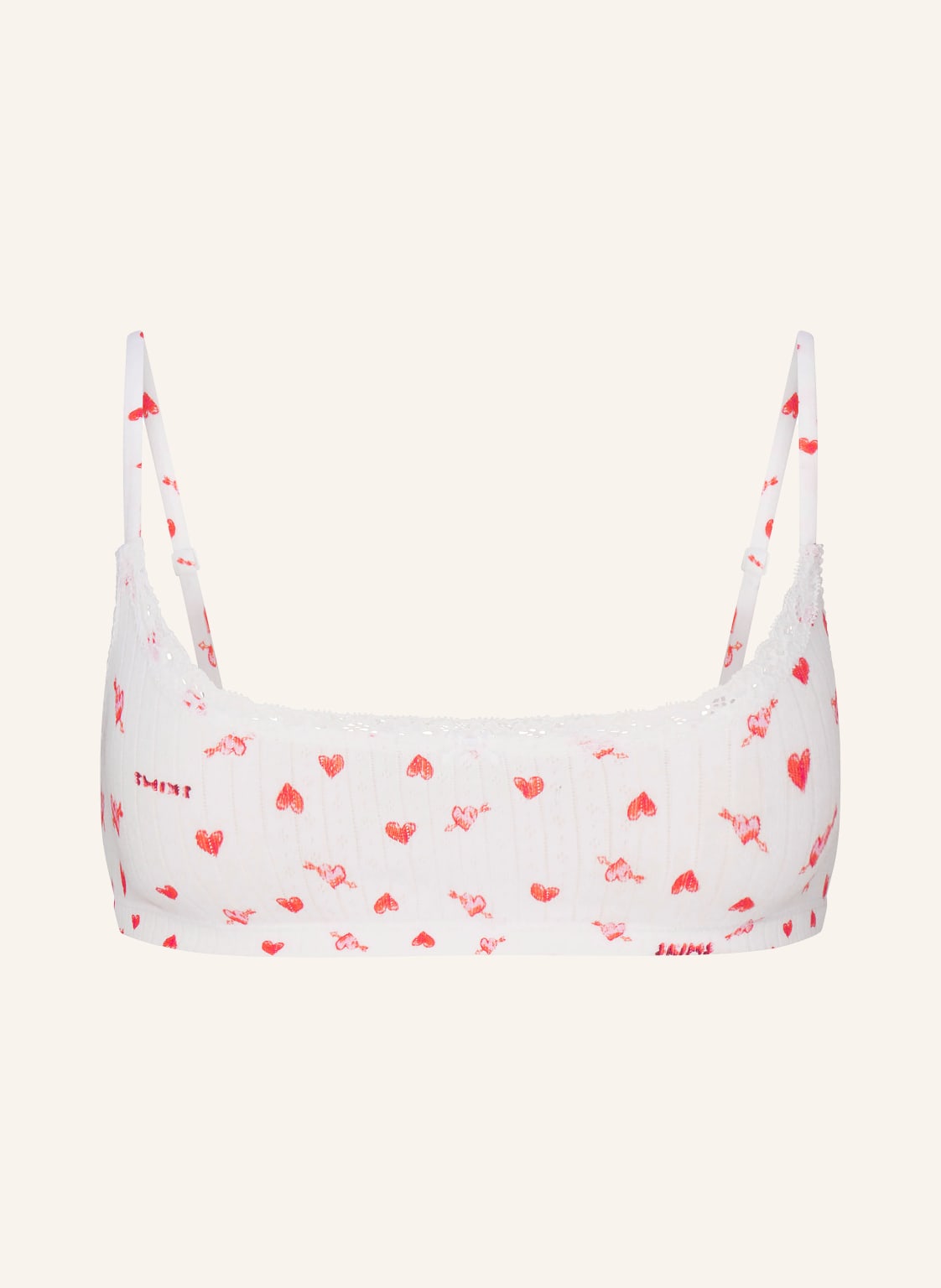 Skims Gorset Lightweight Cotton weiss