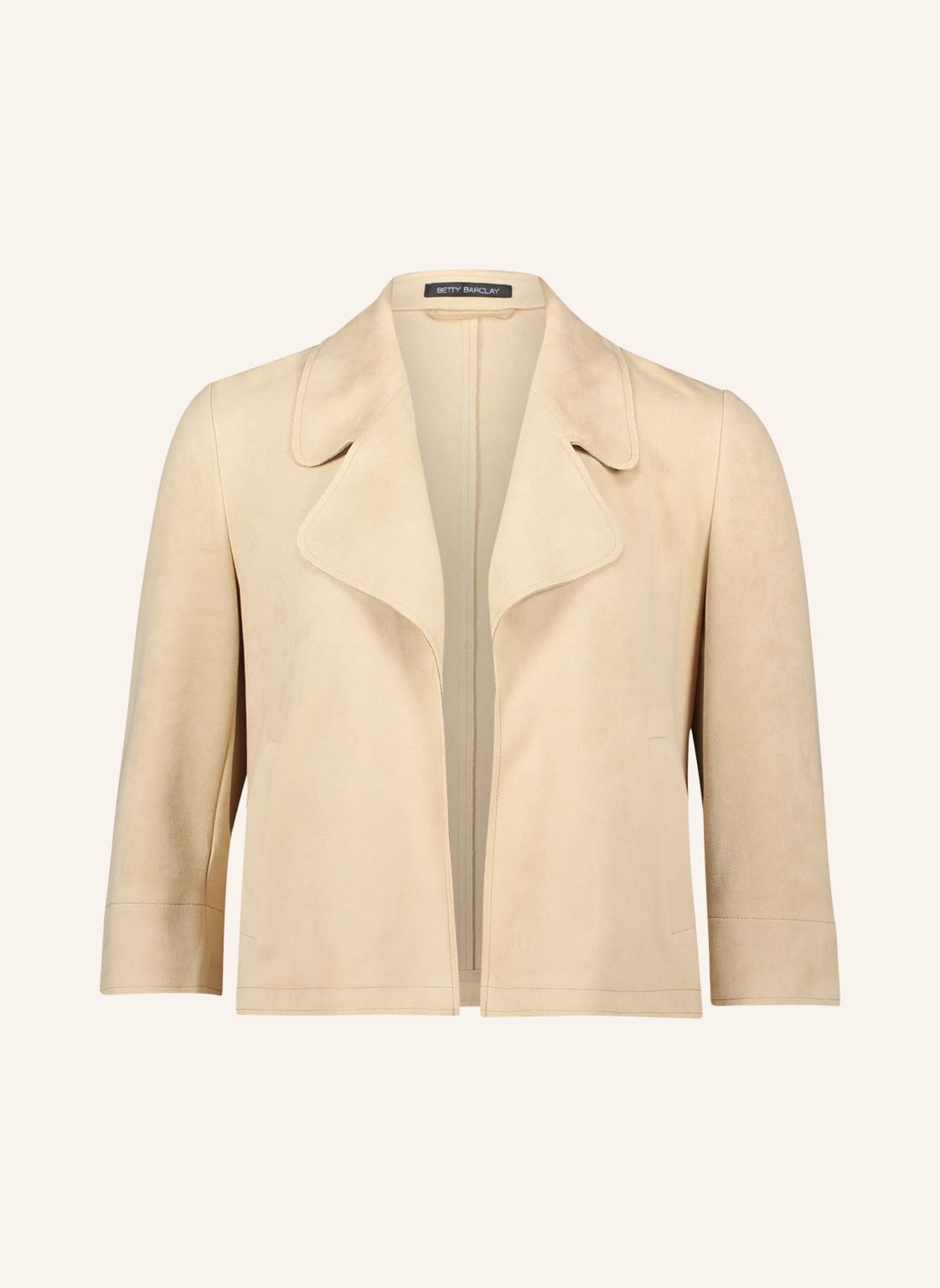 Betty Barclay Kurtka Imitująca Skórę Z Rękawami 3/4 beige
