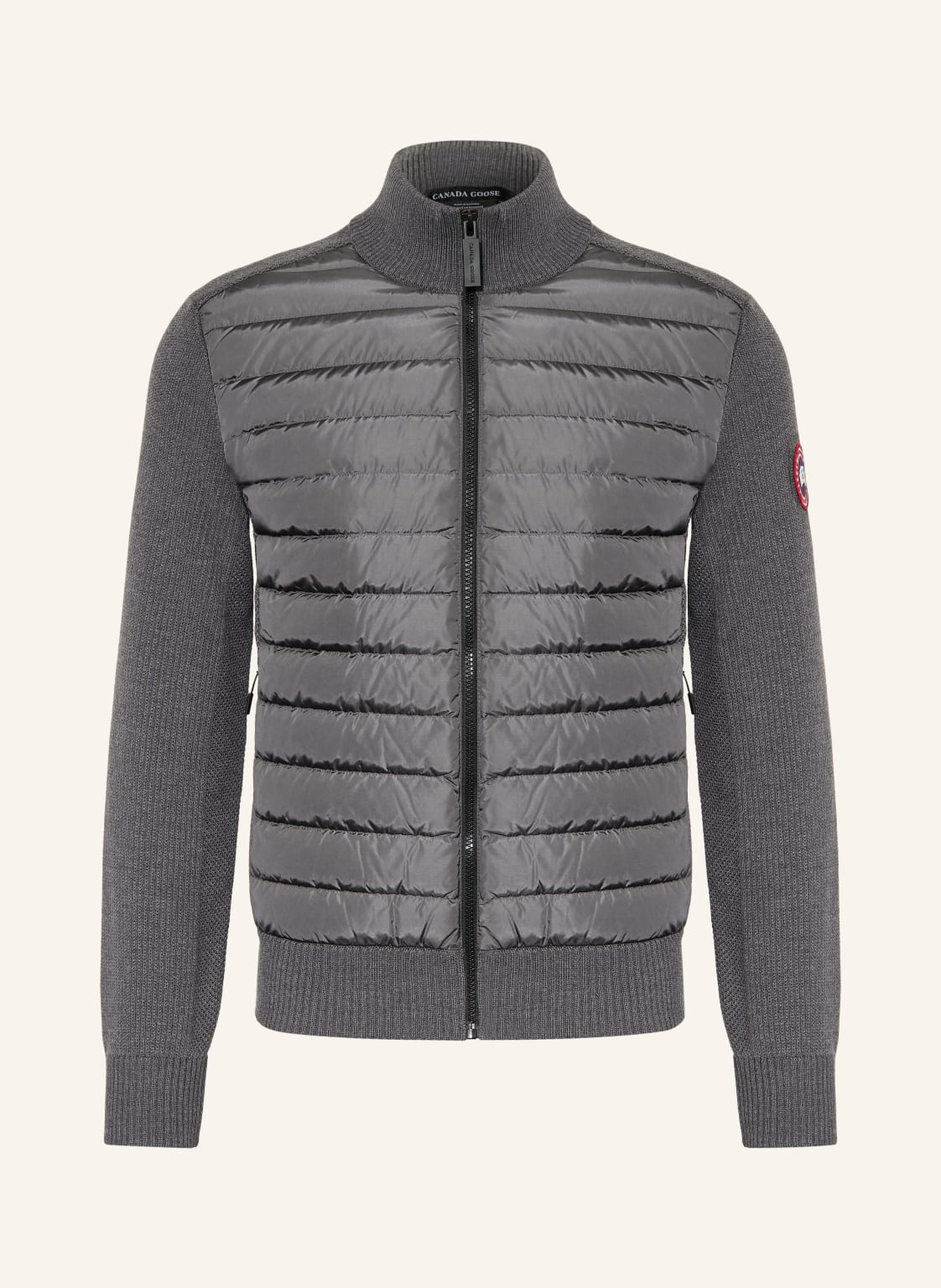 Canada Goose Kardigan Hybrdige Z Mieszanki Materiałów grau