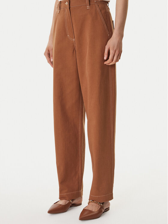 Guess Jeansy W6GB10 W1805 Brązowy Relaxed Fit