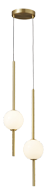 Melkita - lampa wisząca 12 cm liniowa minimalistyczny nowoczesny złoty