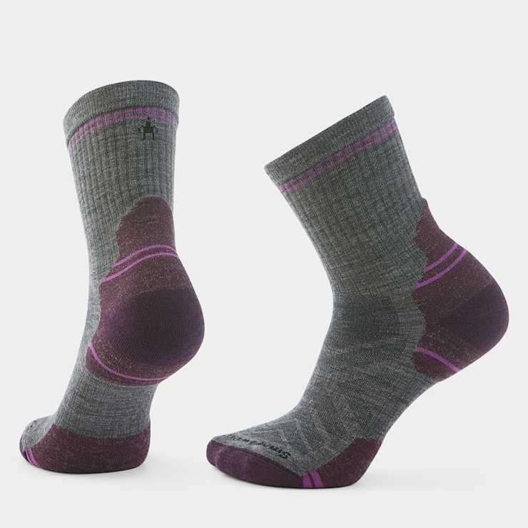 Smartwool skarpety z wełną merino W H TC MIDCRW HIKE MEDGR fioletowe