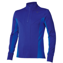 MIZUNO Ocieplana bluza do biegania Active Warmalite Half Zip Long Sleeve Top Sodalite Blue