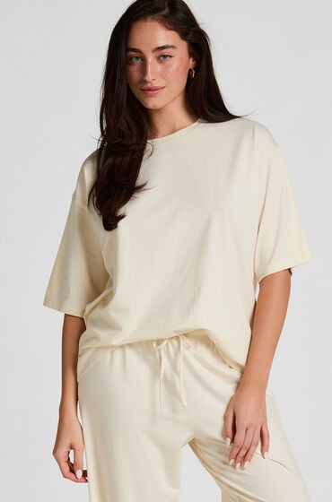 Hunkemöller Pyjama Top Loose Biały