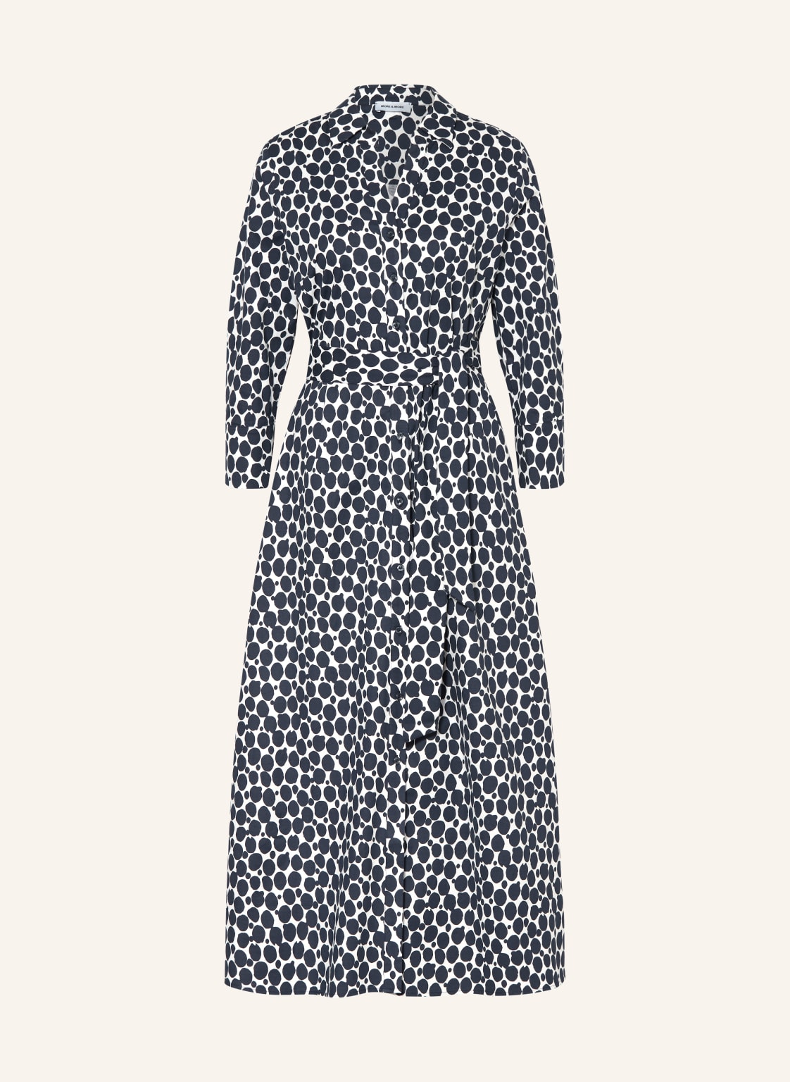 More & More Sukienka Koszulowa Z Rękawami 3/4 blau