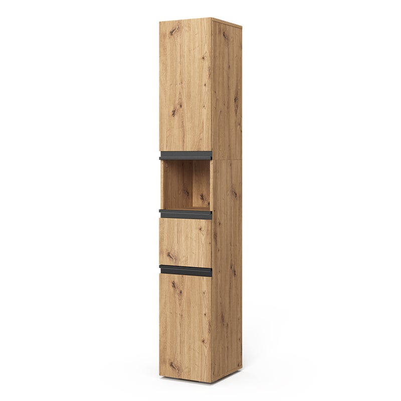 Vicco Szafka łazienkowa Torren, Rzemieślnik, 30 x 181 cm z 2 drzwiami