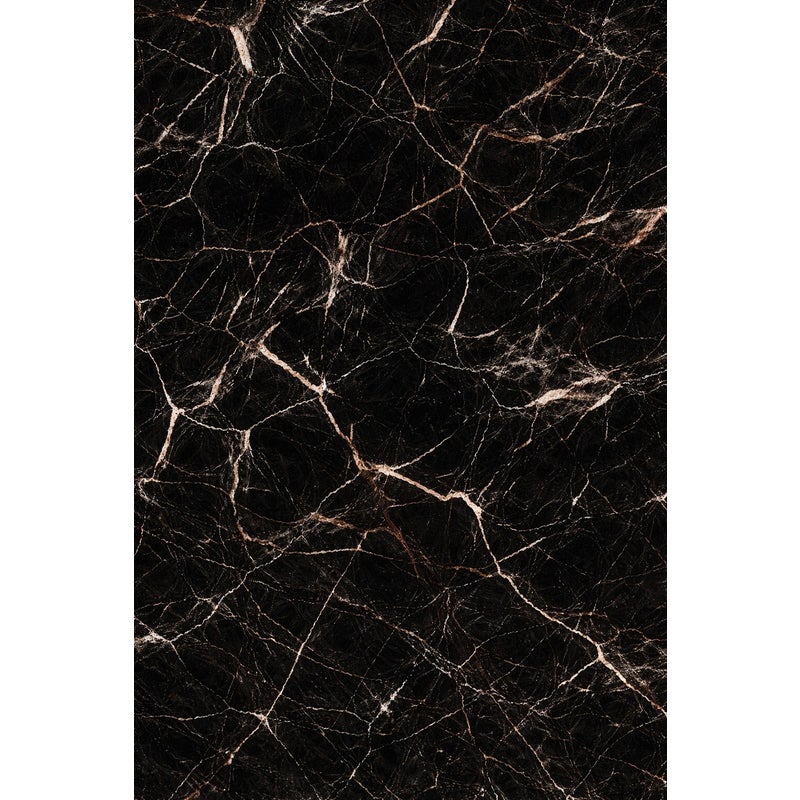 Panel dekoracyjny z efektem marmuru, gres porcelanowy, zestaw 6 szt., 4,3 m2, okładzina ścienna z PCV UV, 120 x 60, czarny marmur