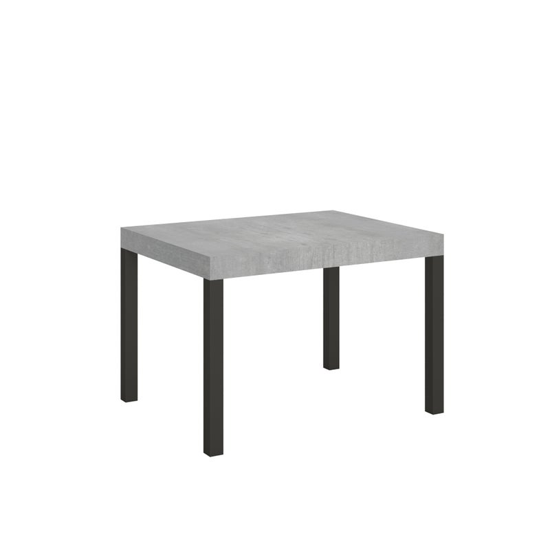 Stół rozkładany 80x120/204 cm Everyday Cement rama antracyt