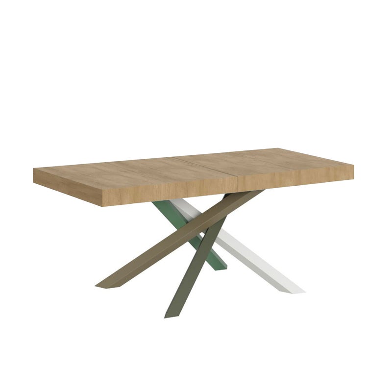Stół rozkładany 90x120/224 cm Volantis Premium Quercia Natura rama 4/A