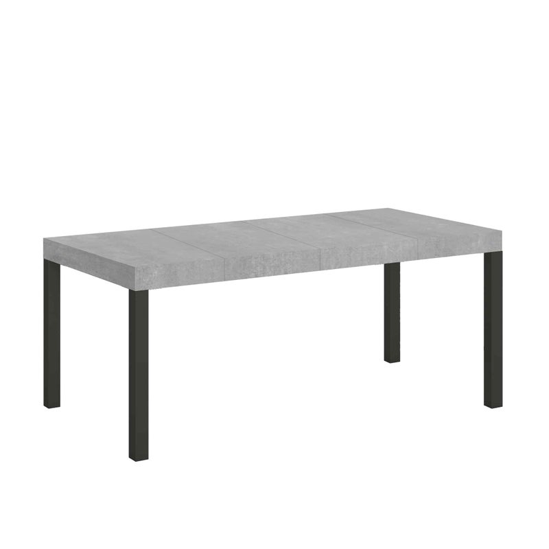 Stół rozkładany 90x90/246 cm Everyday Premium Stelaż cementowy Antracyt