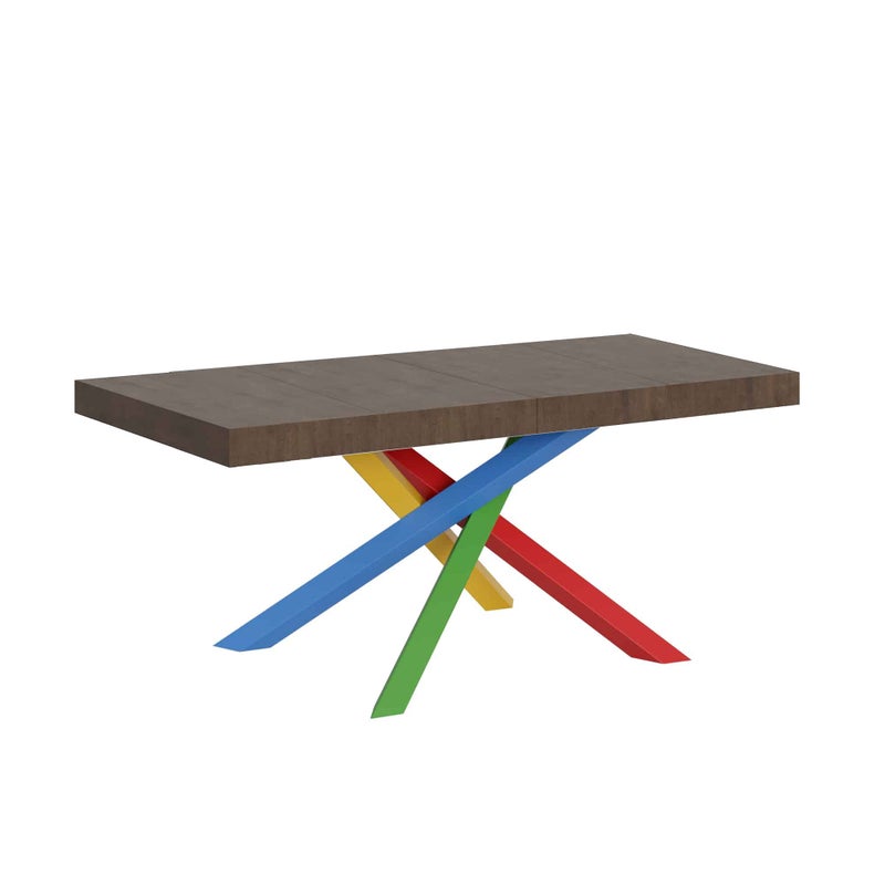 Stół rozkładany 90x120/224 cm Volantis Premium orzech rama 4/B