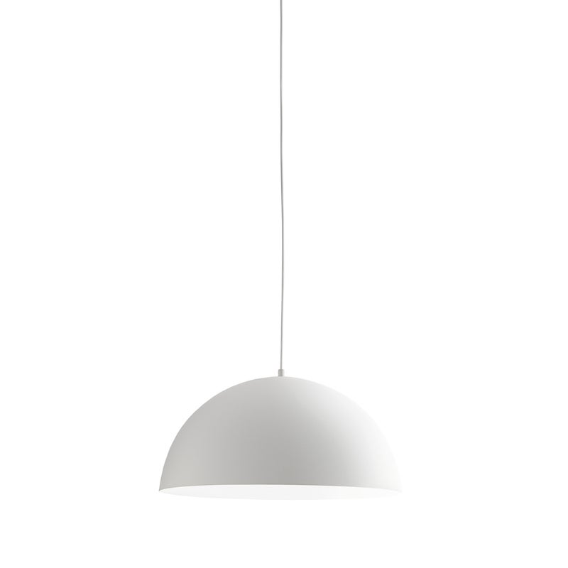 Bonella - Biała lampa wisząca 1XE27 max 1X60W IP20 - Lampa sufitowa o nowoczesnym wzornictwie z aluminium - Gniazdo E27