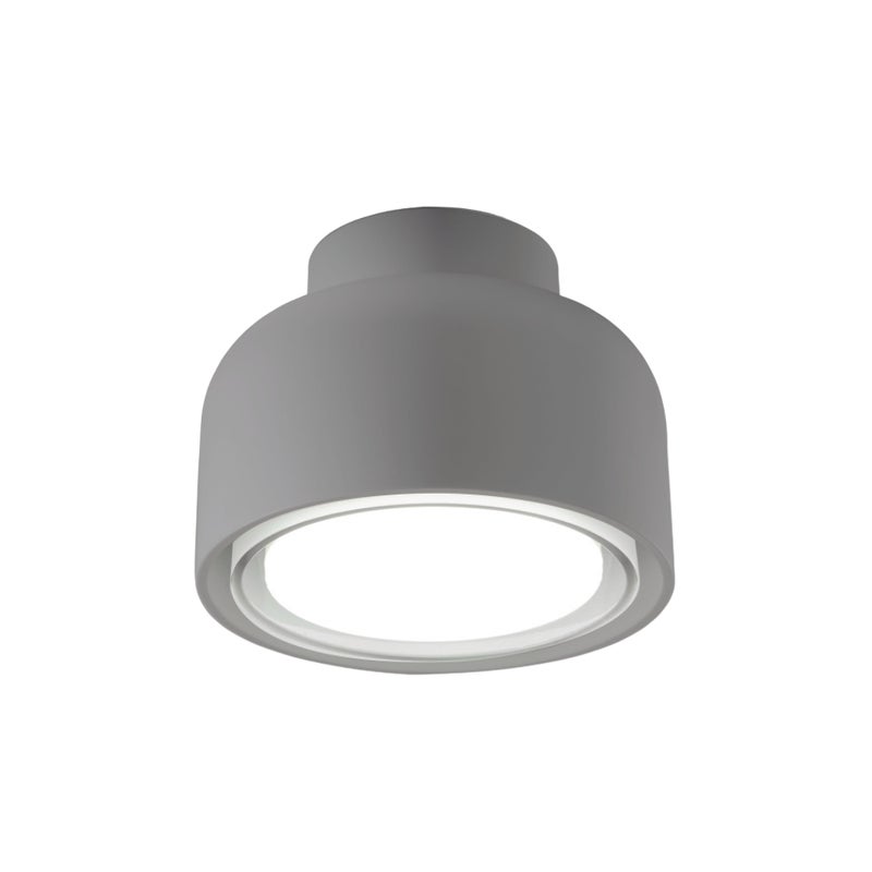 Nowoczesna lampa sufitowa BOTTONE z tytanu i aluminium 1xGX53