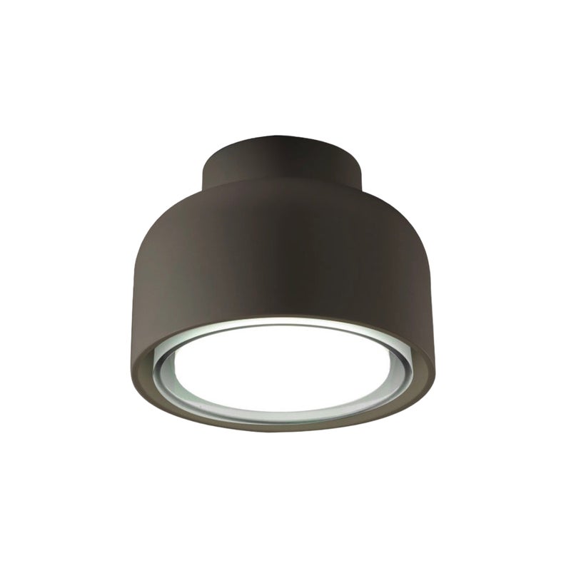 Nowoczesna lampa sufitowa BOTTONE w kolorze brązowo-aluminiowym 1xGX53