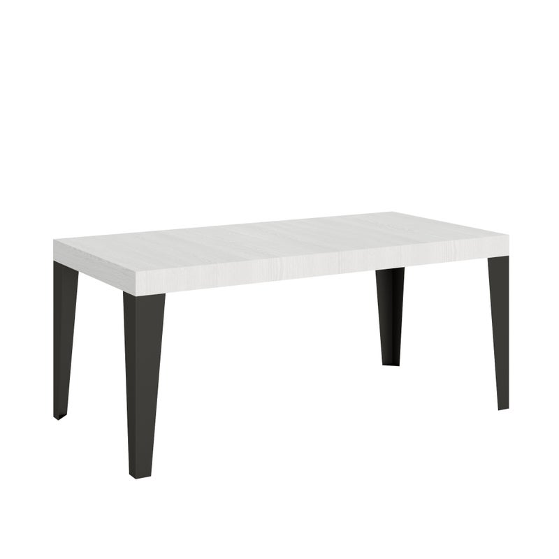 Stół rozkładany 200/304x90 cm, nogi w kolorze Flame White Ash Antracyt