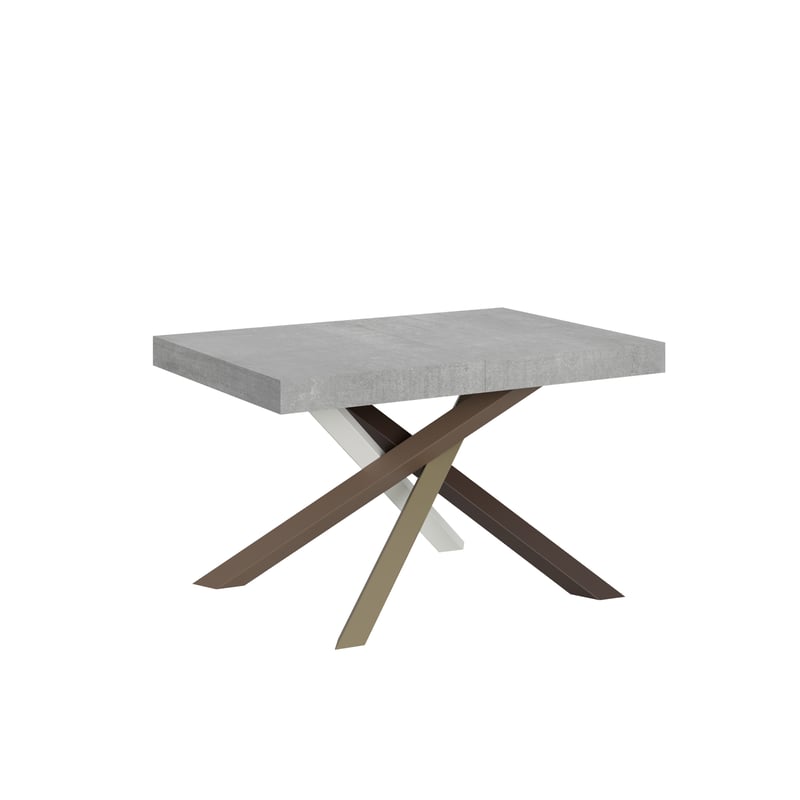 Stół rozkładany 140/400x90 cm Volantis betonowe nogi wielokolorowe 4/C