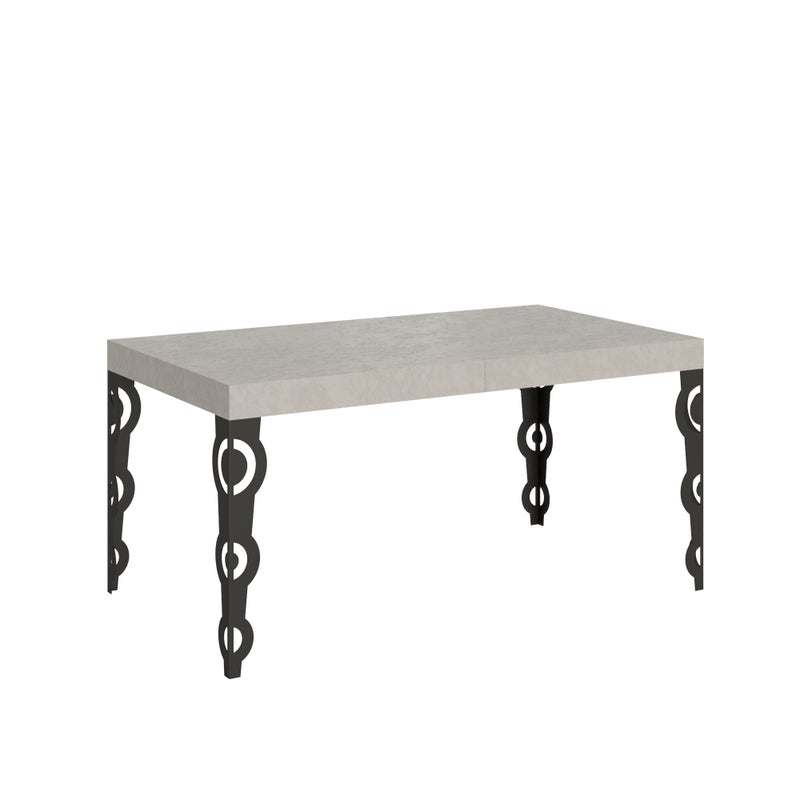 Rozkładany stół Karamay Premium Cashmere 160/264x90 cm z nogami w kolorze antracytowym