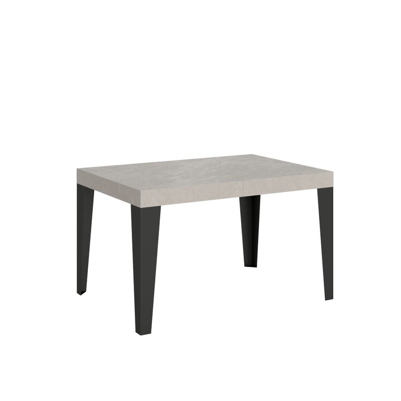 Stół rozkładany 140/224x80cm nogi w kolorze kaszmirowym Flame w kolorze antracytowym