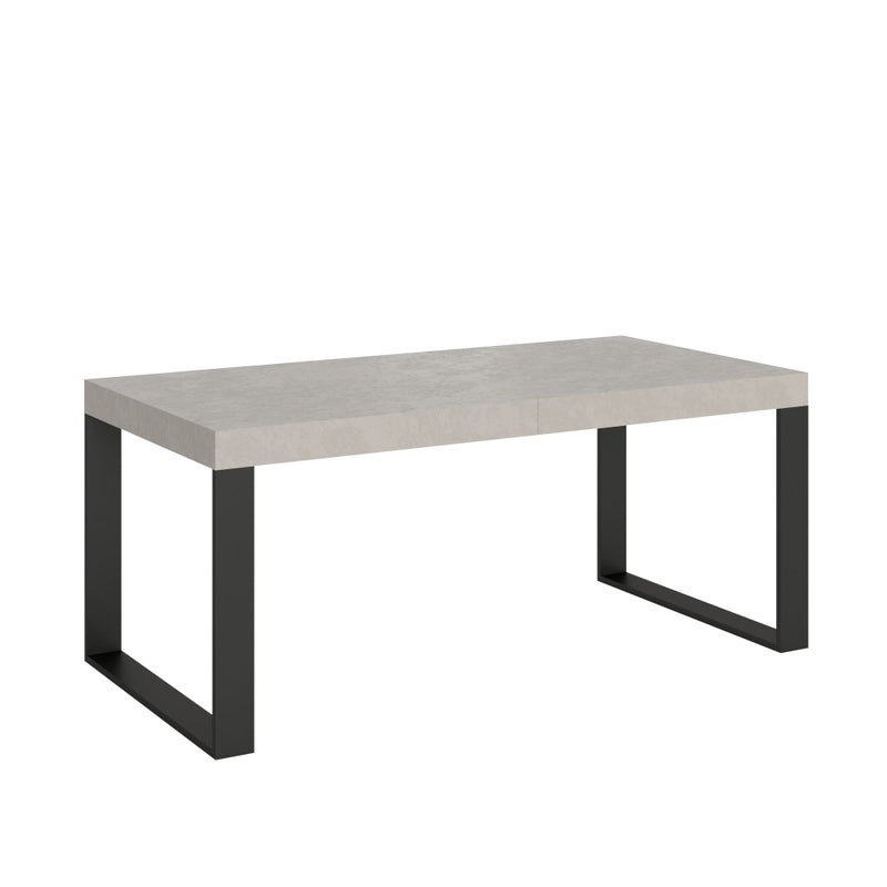 Stół rozkładany 200/304x90 cm nogi Tecno kaszmir antracyt