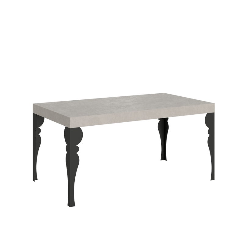 Stół rozkładany Paxon Premium Cashmere 160/264x90 cm z nogami w kolorze antracytowym
