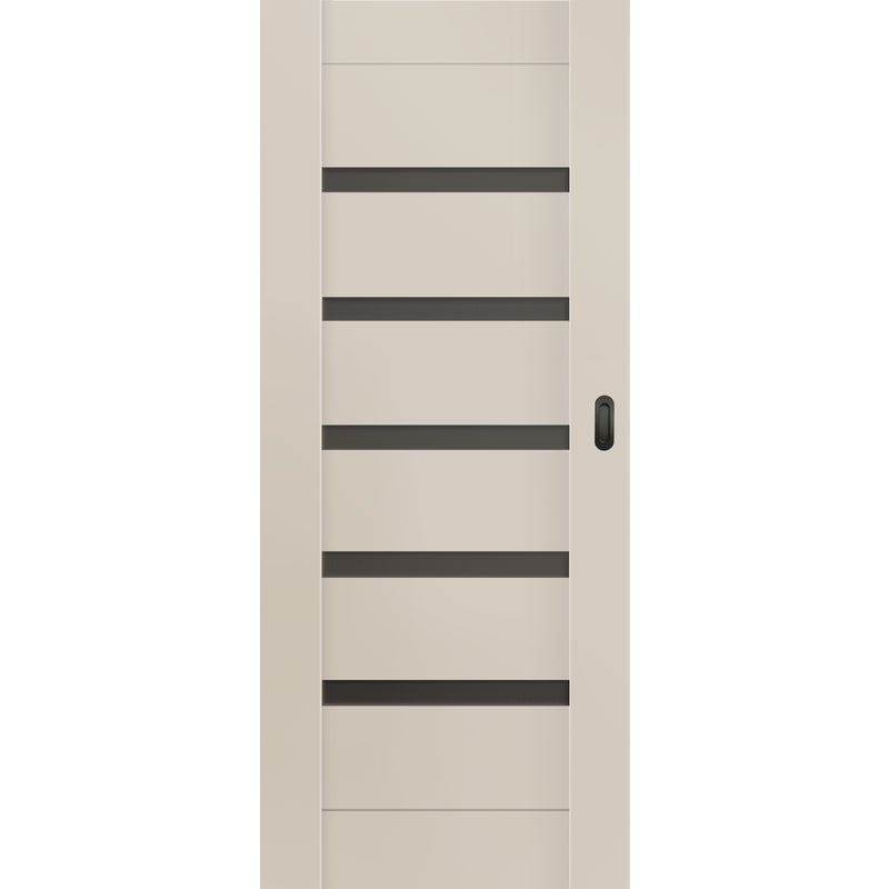 Drzwi wewnętrzne przesuwne 80 Elmo Nero kaszmir Artens