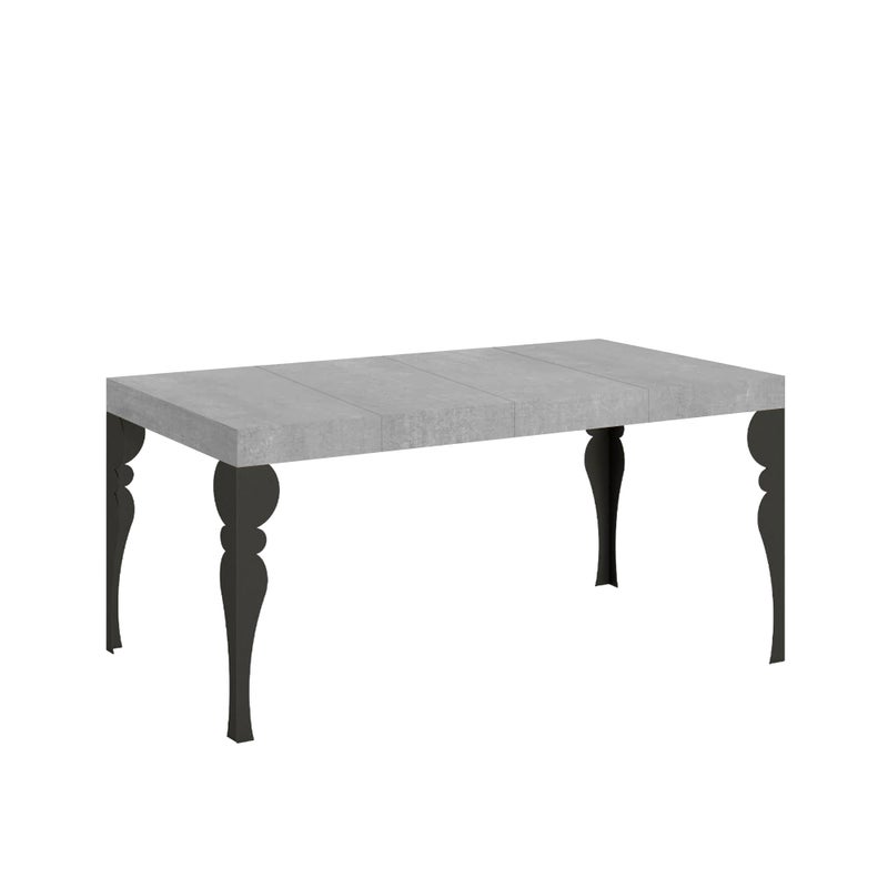 Stół rozkładany Paxon Premium 120/380x90 cm z nogami w kolorze antracytowym.