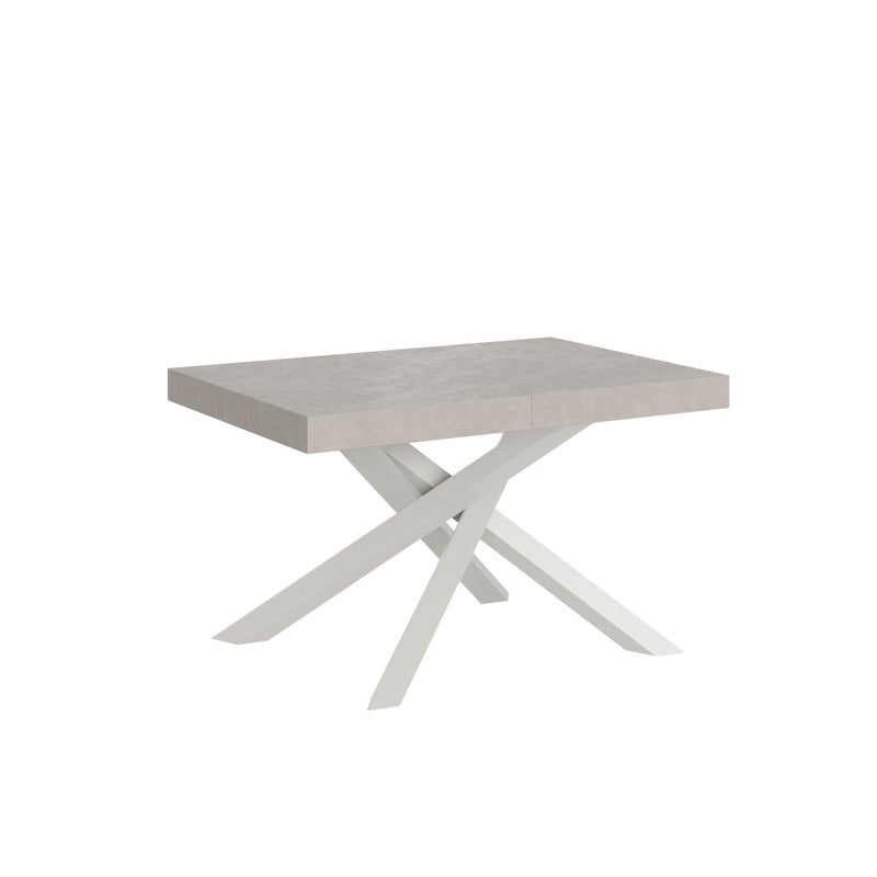 Stół rozkładany Volantis Cashmere 120/224x90 cm z białymi nogami