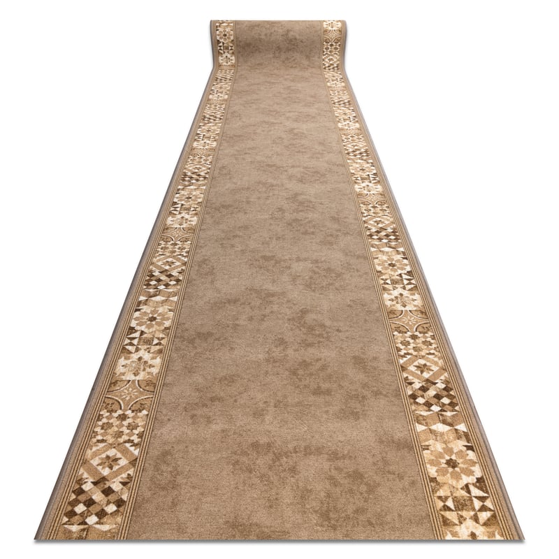CHODNIK podgumowany MURCIA PŁYTKI LIZBOŃSKIE, Ramka, antypoślizgowy beż 80cm 80x280 cm