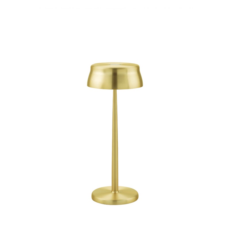 Lampa stołowa LED Zafferano Sister Light Wi-Fi Smart, złota, ładowalna i ściemnialna – 2200-2700-3000-4000 K, 3,2 W, wys. 33 cm