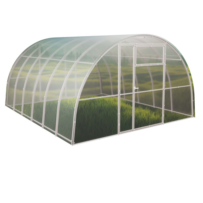 Szklarnia z poliwęglanu Tunel ogrodowy 3,5x6 m profile 20x40 poliwęglan 8mm
