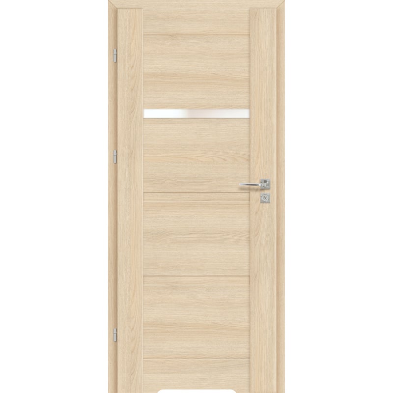 Drzwi wewnętrzne łazienkowe 90 lewe Trillo kasztan beżowy z podcięciem wentylacyjnym